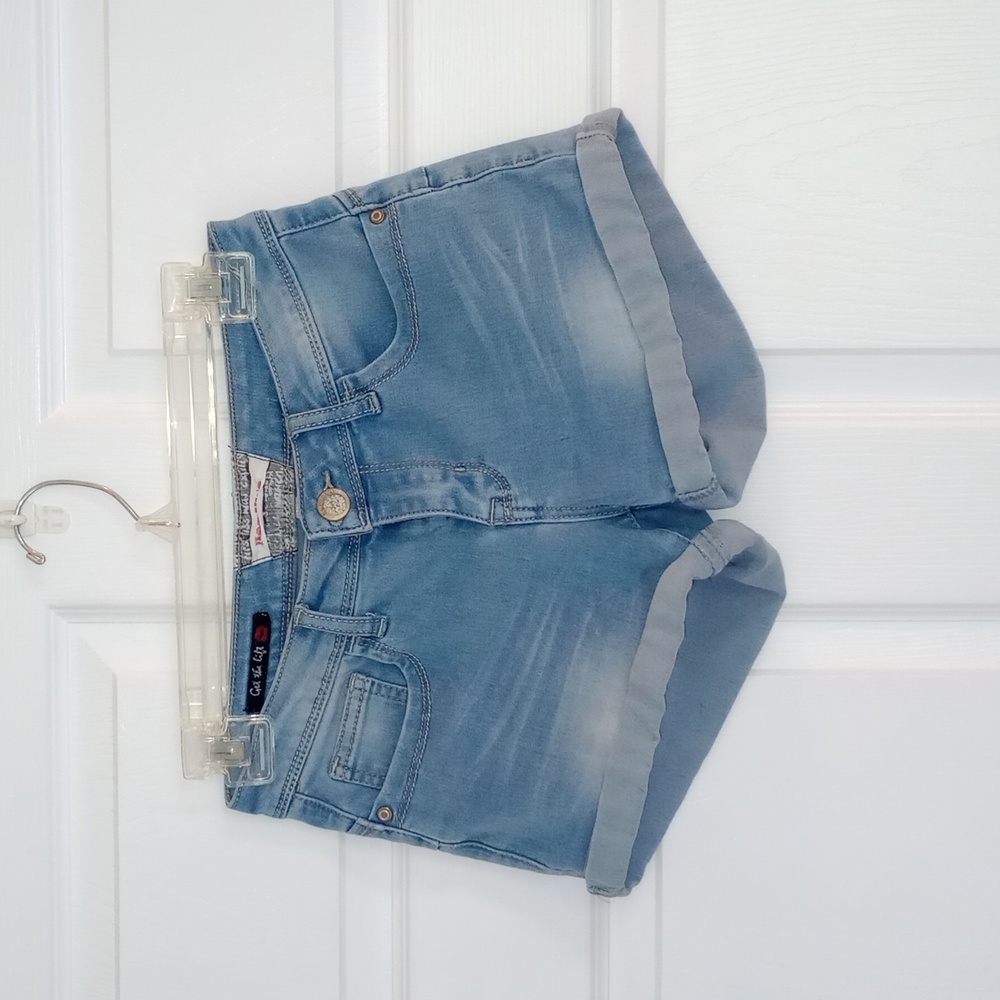 Juniors jean shorts